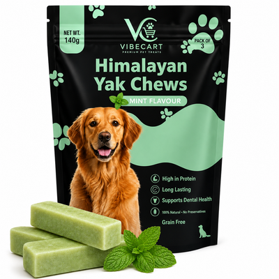 Himalayan Yak Chews for Dogs - Mint Flavour
