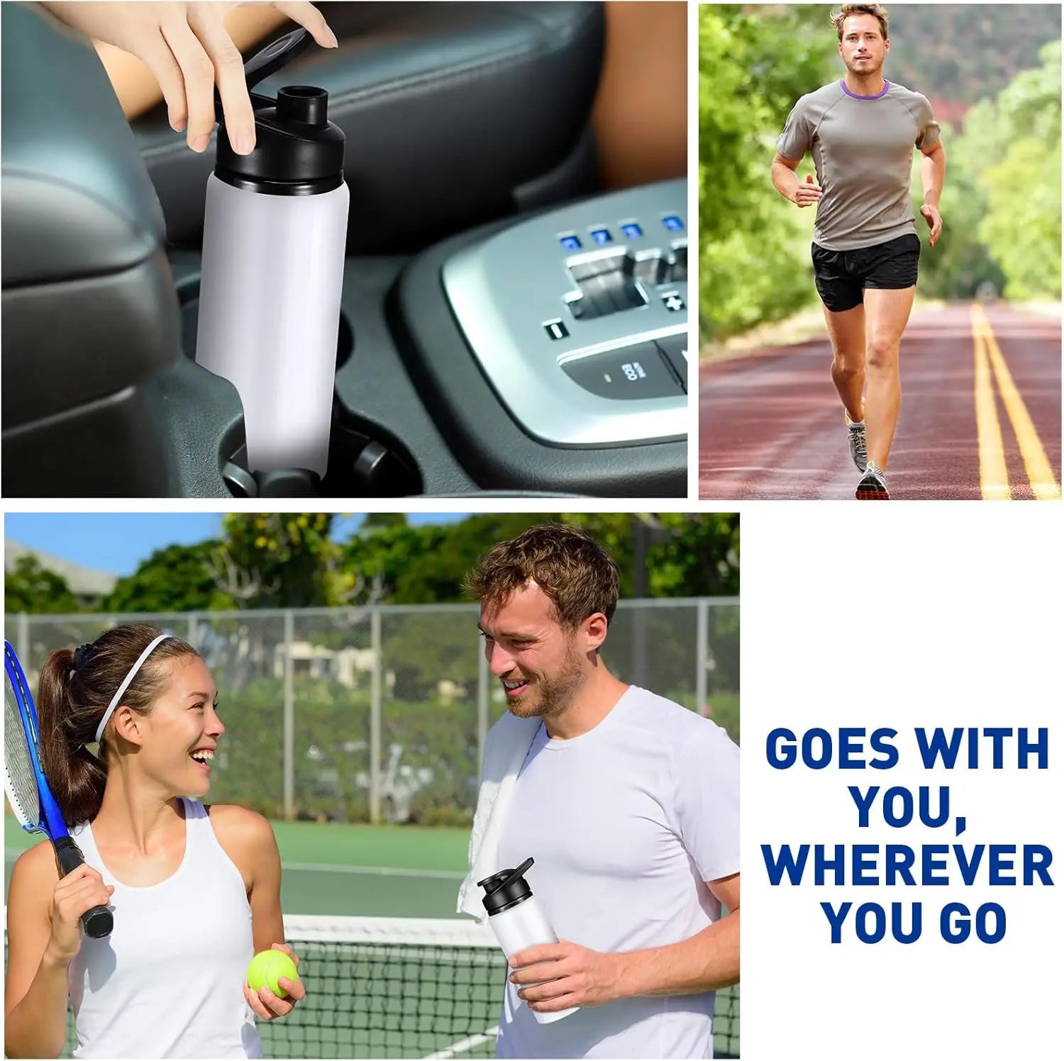 Portable Aluminium Water Bottle Bicycle Riding Drinking Water Bottle Outdoor Sport Travel Mug Metal Stainless Steel Bottle