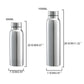 Portable Sports Water Bottle 650ML 1000ML Stainless Steel Single Wall Large Capacity Kettle Outdoor Bicycle Sports Drinking