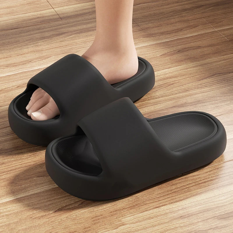 Soft Sole Eva Cloud Slippers Women Candy Colors Platform Home Slides Woman 2026 Summer Non Slip Beach Flip Flops Female Sandals