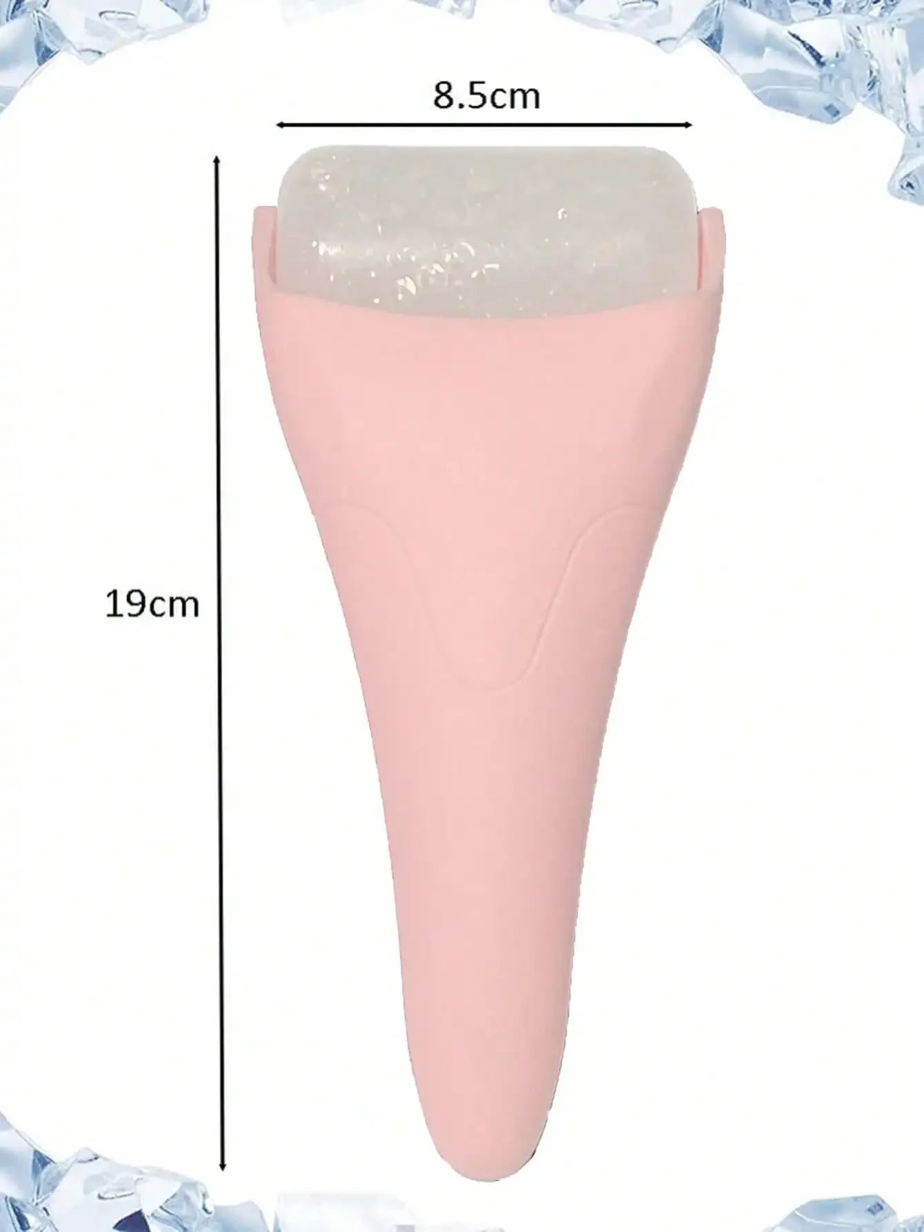 Large Facial Ice Roller & Massager, Cooling Beauty Tool for Face and Eyes, At-Home Spa, Daily Skincare Routine,Handheld Massager