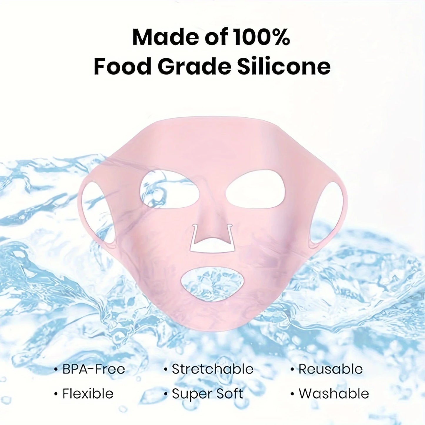 Reusable 3D Silicone Face Wrap Fixed Tools - Prevents Mask Slipping & Moisture Evaporation Skin Care Tools