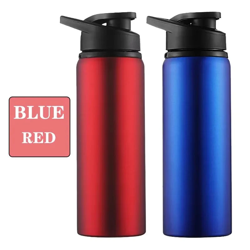 Portable Aluminium Water Bottle Bicycle Riding Drinking Water Bottle Outdoor Sport Travel Mug Metal Stainless Steel Bottle