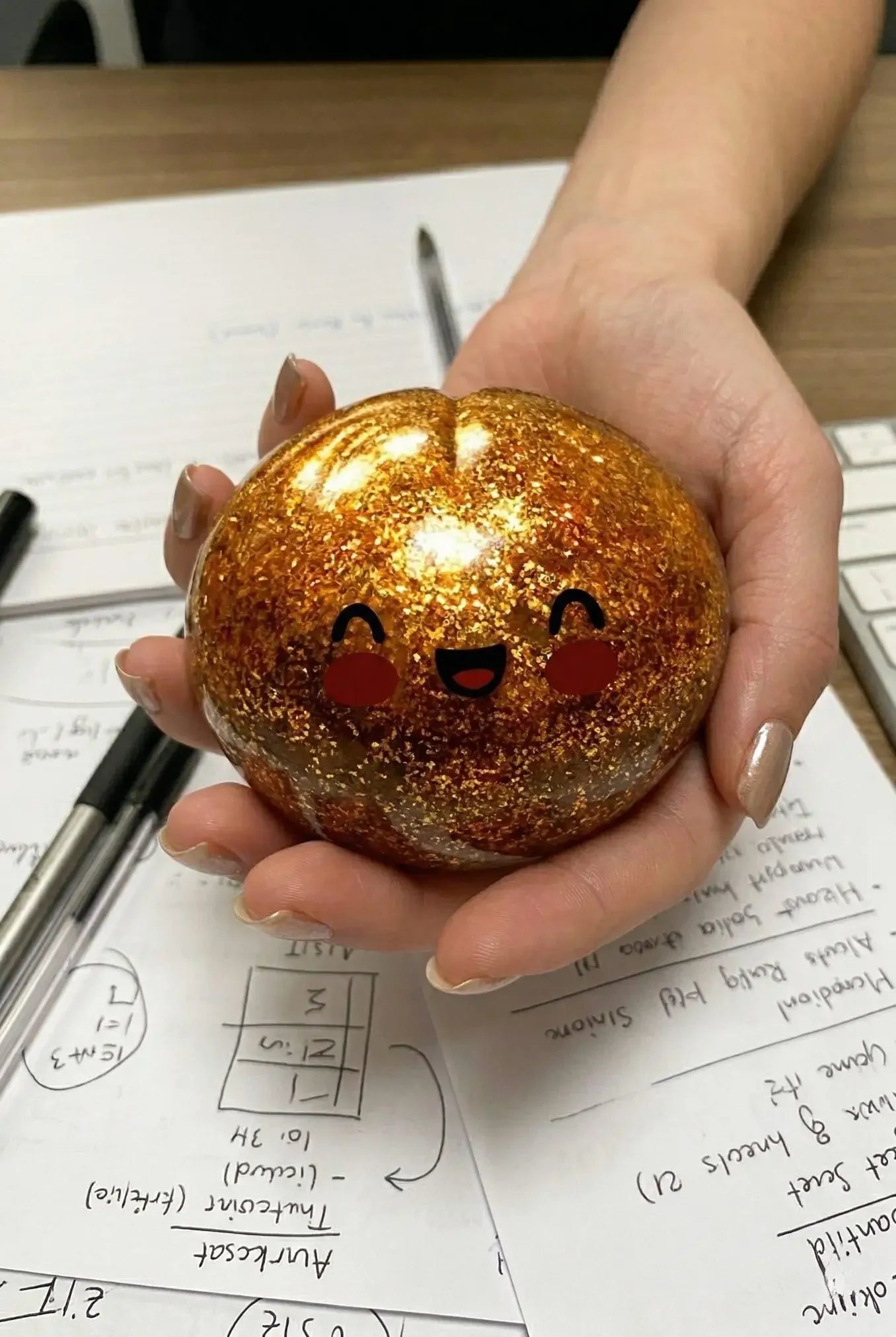 Viral Dumpling Squishy Gold Glitter Hidden Edition Slow Rising Stress Relief Soft Sensory Squeeze Toy Fidget Gift for Kids Adult