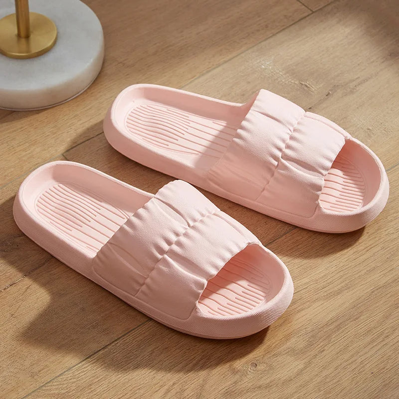 Women Soft Sole Cloud Slippers Thicken Platform Indoor Outdoor Beaches Sandals Summer EVA Non Slip Flip Flops 2025 New Wholesale