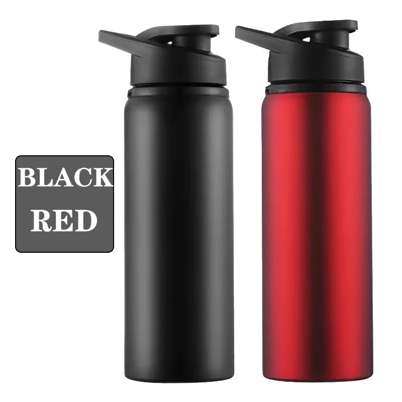 Portable Aluminium Water Bottle Bicycle Riding Drinking Water Bottle Outdoor Sport Travel Mug Metal Stainless Steel Bottle