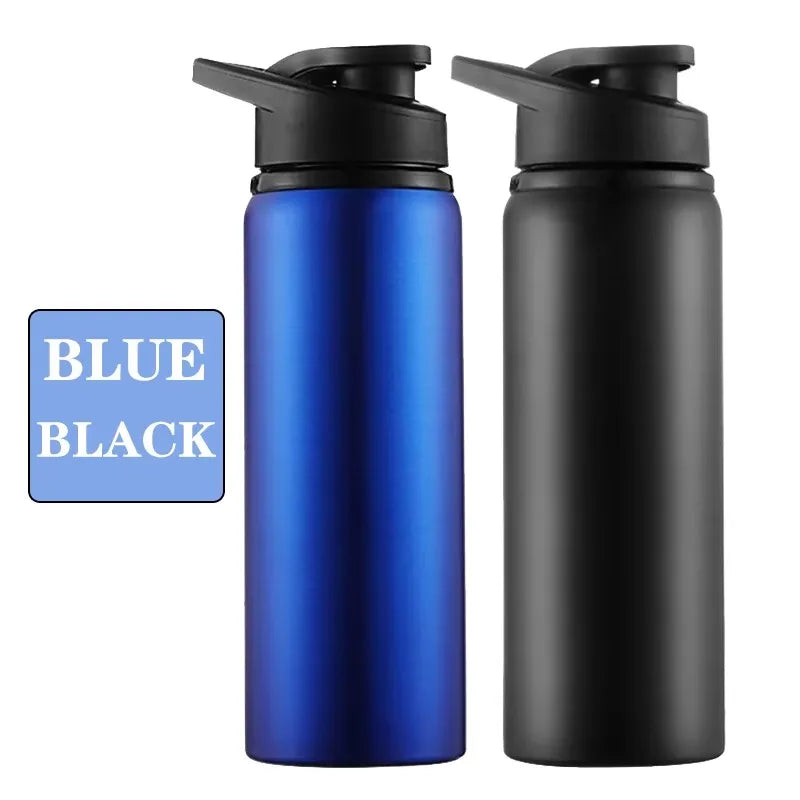 Portable Aluminium Water Bottle Bicycle Riding Drinking Water Bottle Outdoor Sport Travel Mug Metal Stainless Steel Bottle