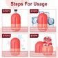 Ice Face Roller Facial Skincare Ice Roller Set, Stainless Steel Facial Roller Gua Sha Face Tool Face Massage Roller Mold Cube